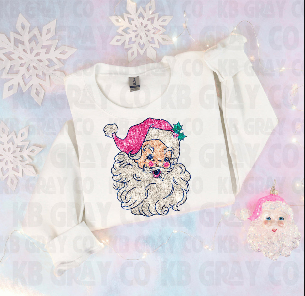 Fault glitter Santa
