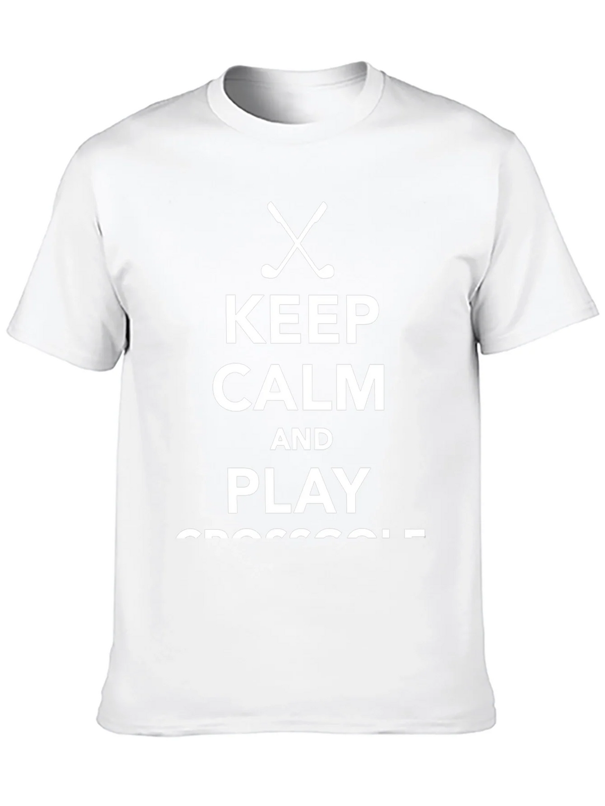 Keep Calm & Play Crossgolf T-Shirt - Black Tee product image 9