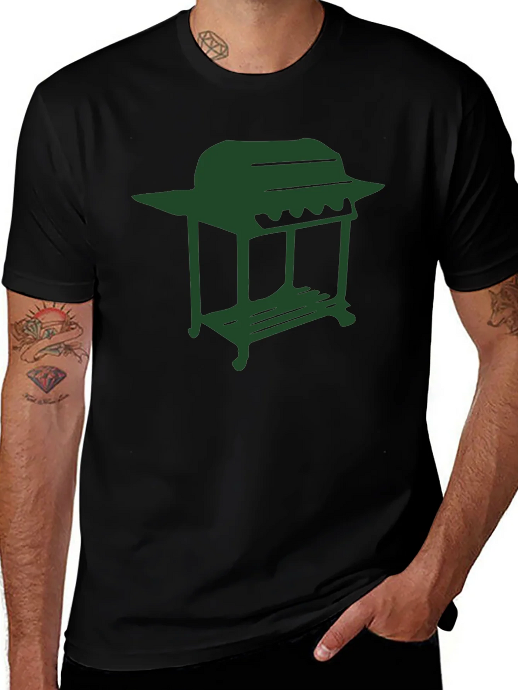 Grilling Time T-Shirt - BBQ Grill Graphic Tee product image 1