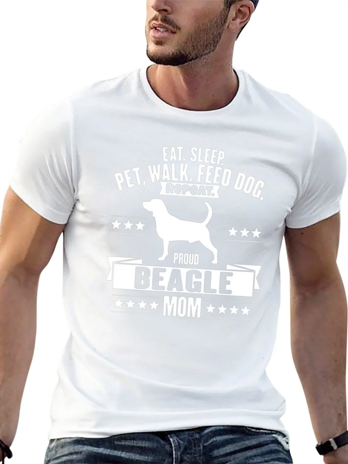 Proud Beagle Mom T-Shirt product image 12
