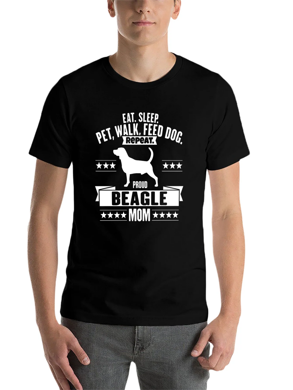 Proud Beagle Mom T-Shirt product image 4
