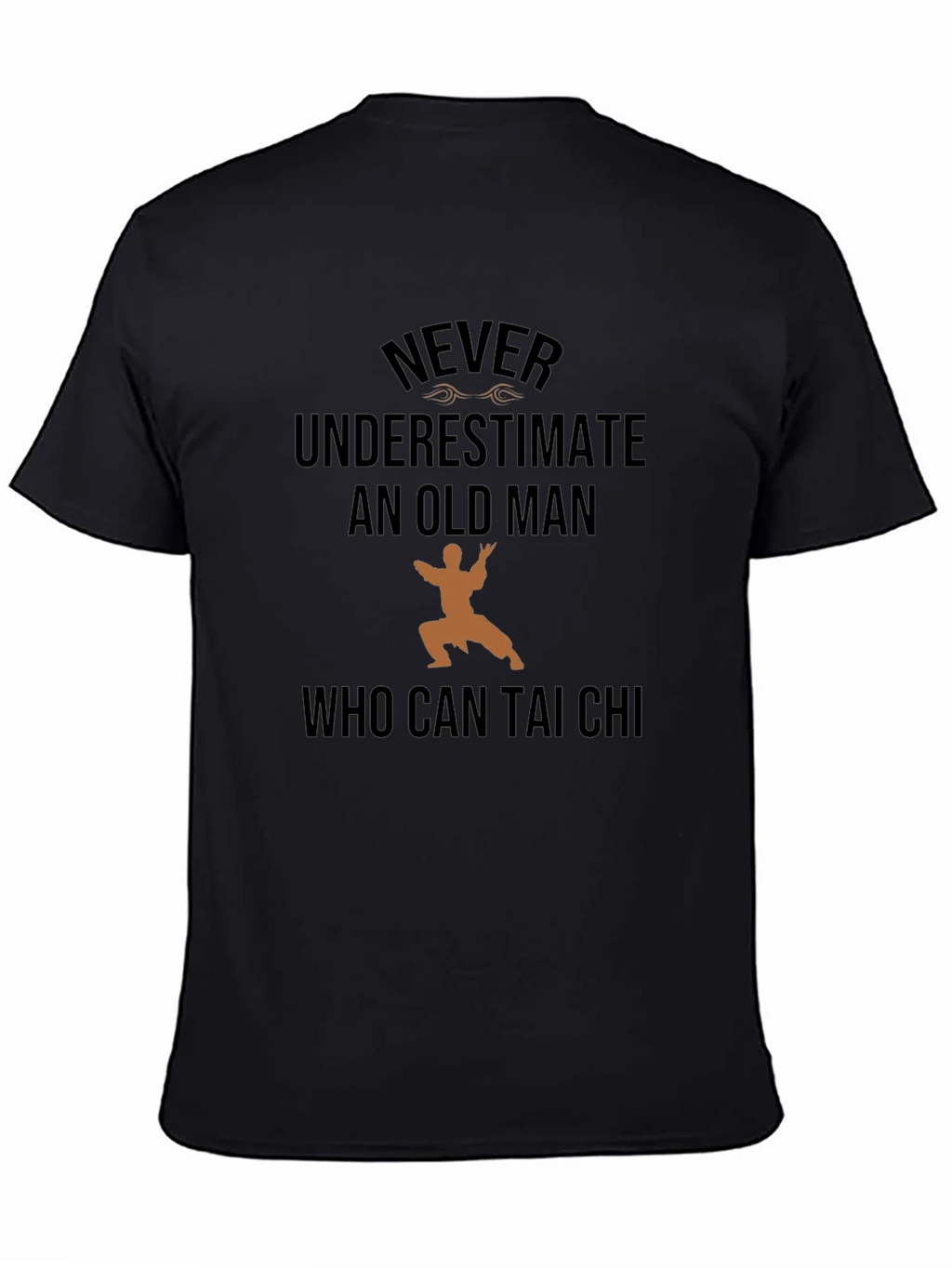 Never Underestimate Old Man Tai Chi T-Shirt product image 4