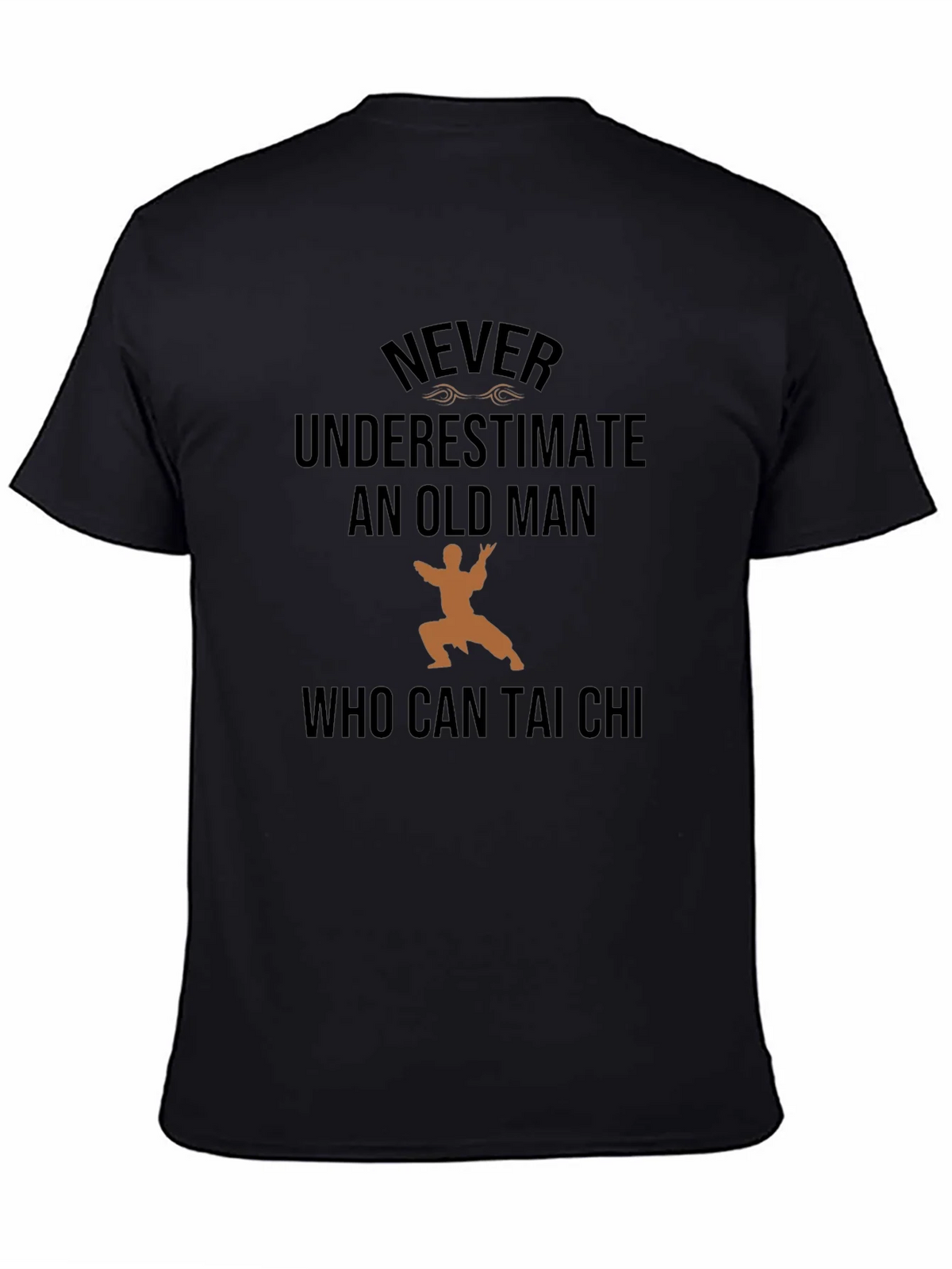 Never Underestimate Old Man Tai Chi T-Shirt product image 4