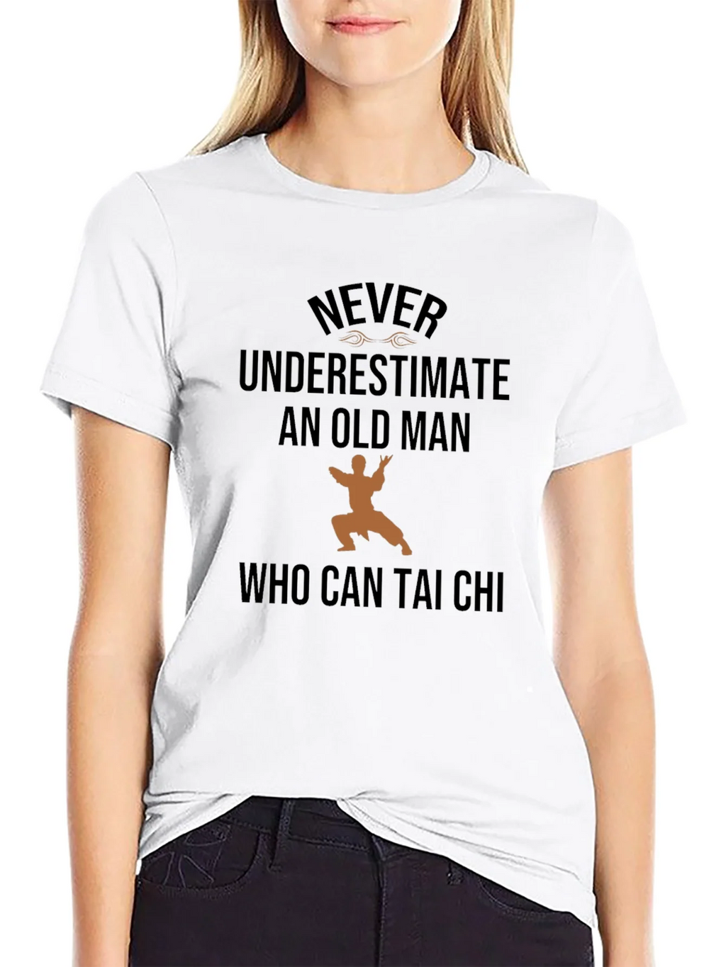 Never Underestimate Old Man Tai Chi T-Shirt product image 8