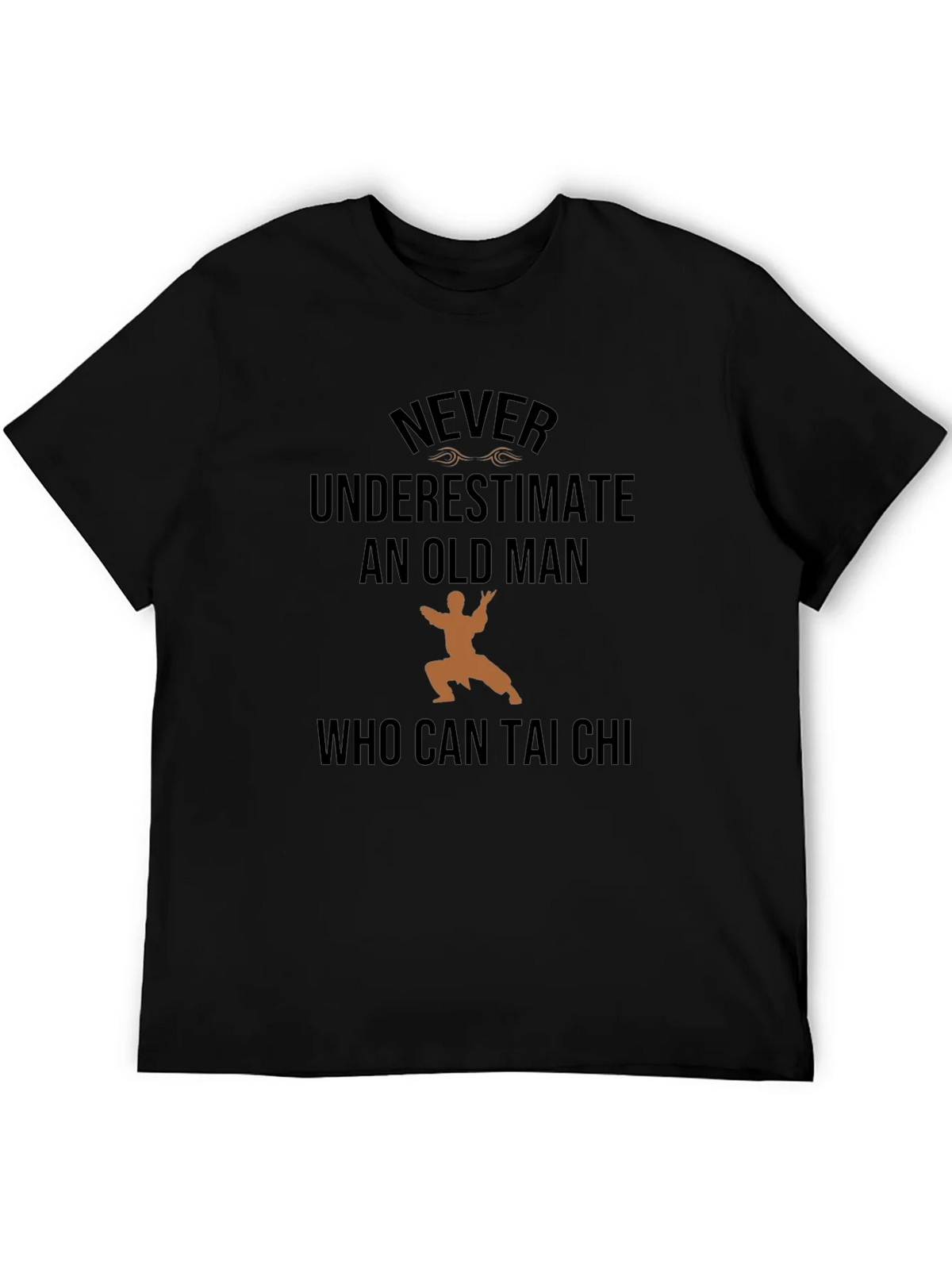 Never Underestimate Old Man Tai Chi T-Shirt product image 5