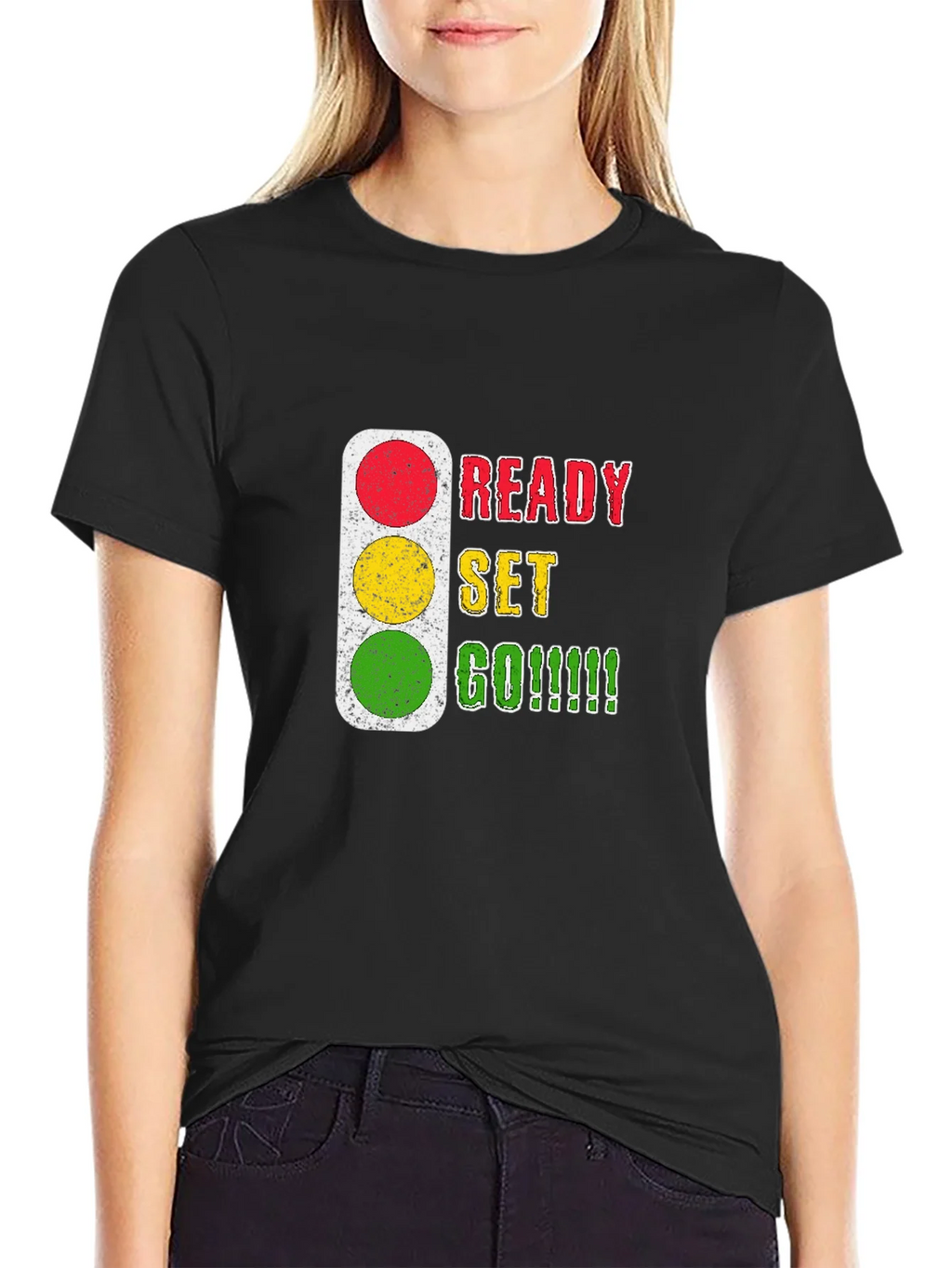 Ready Set Go T-Shirt - Traffic Light Design product image 2