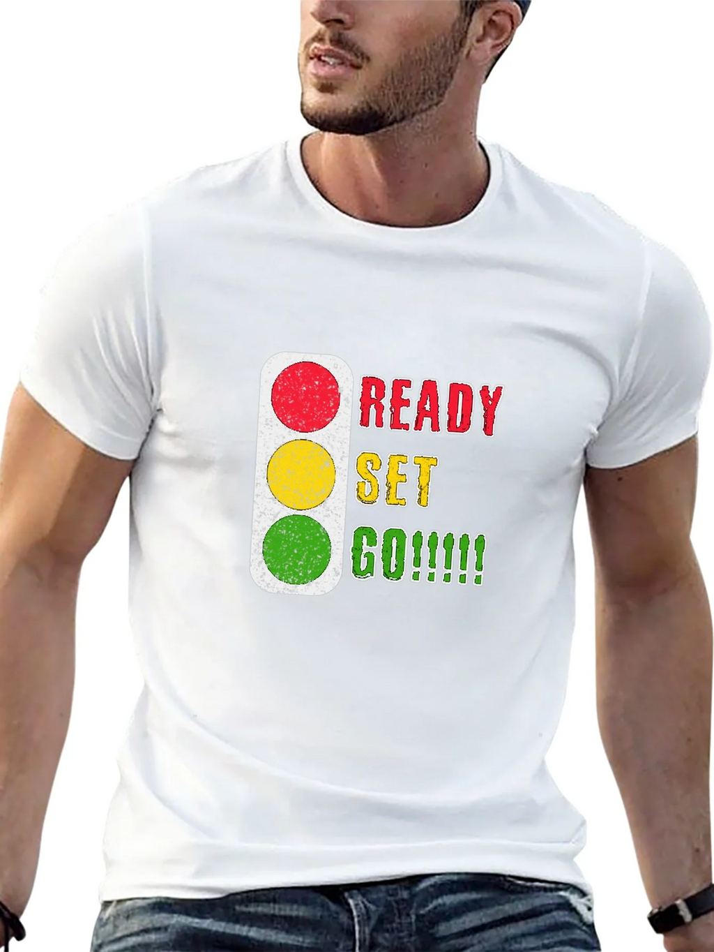 Ready Set Go T-Shirt - Traffic Light Design product image 12