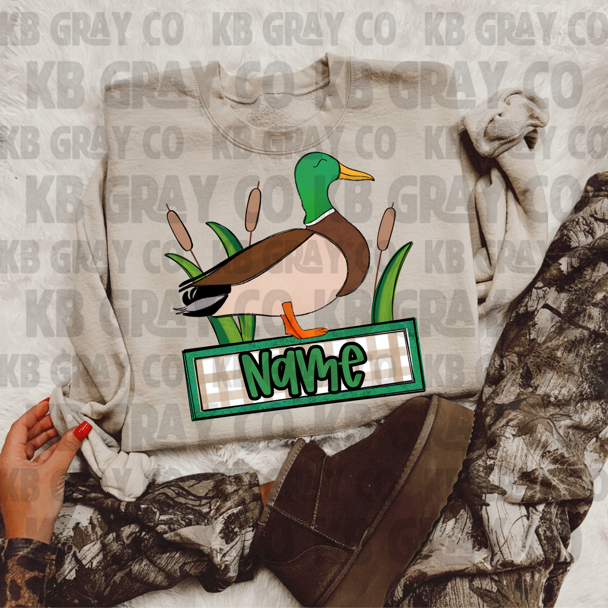 Duck Custom Name - kids