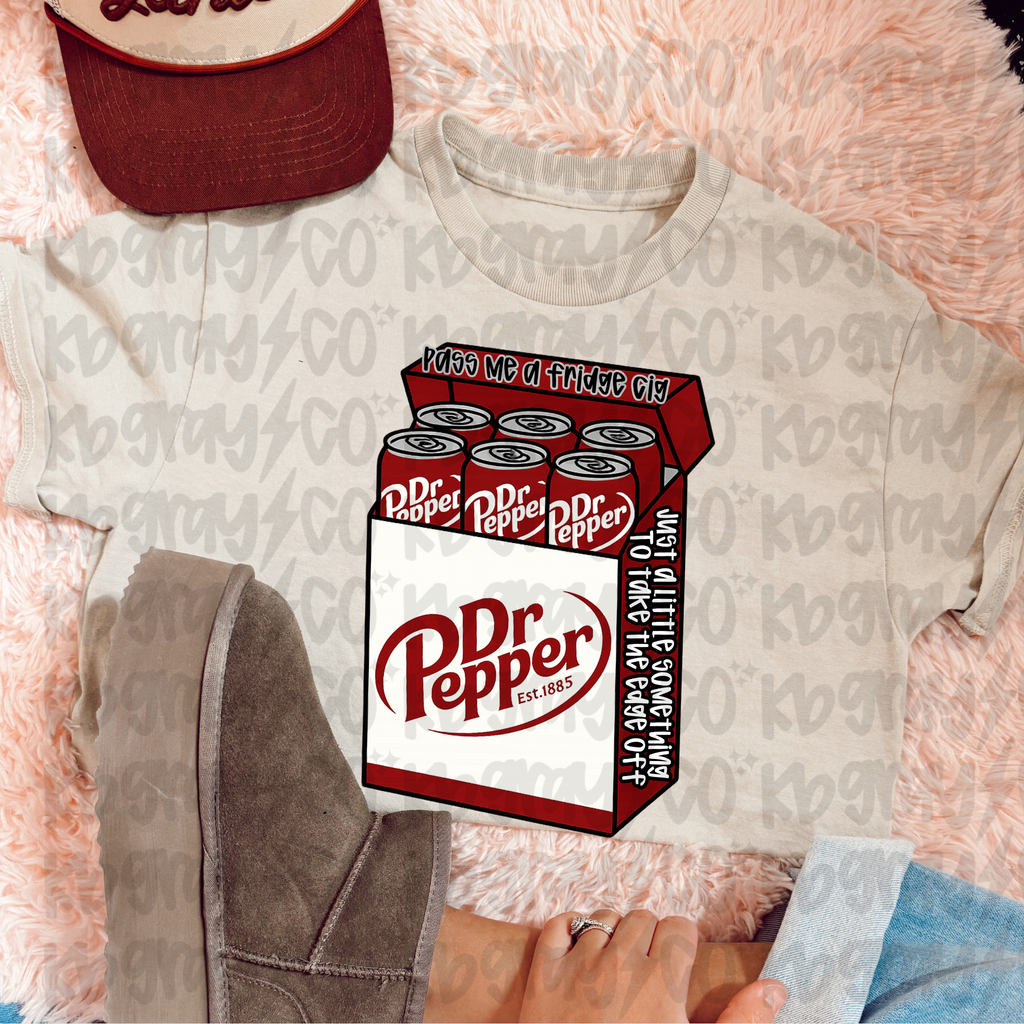 Fridge cigarette- Dr Pepper
