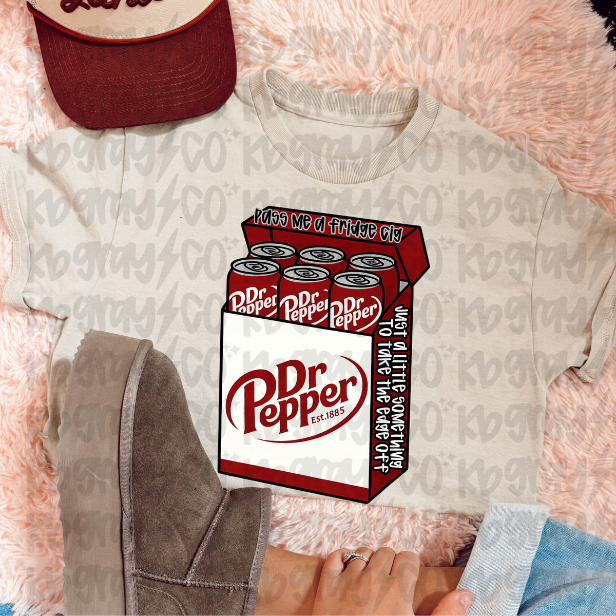Fridge cigarette- Dr Pepper