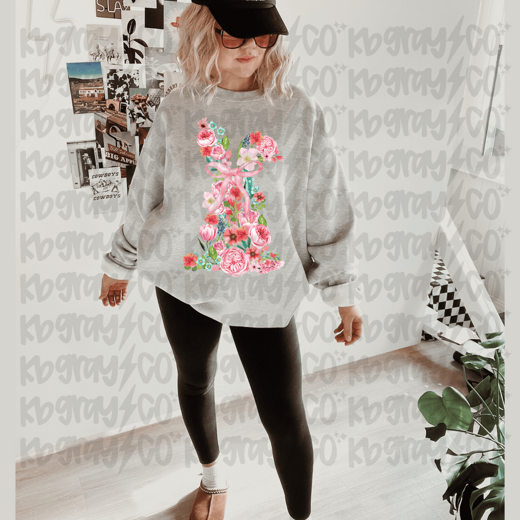 Floral Easter bunny