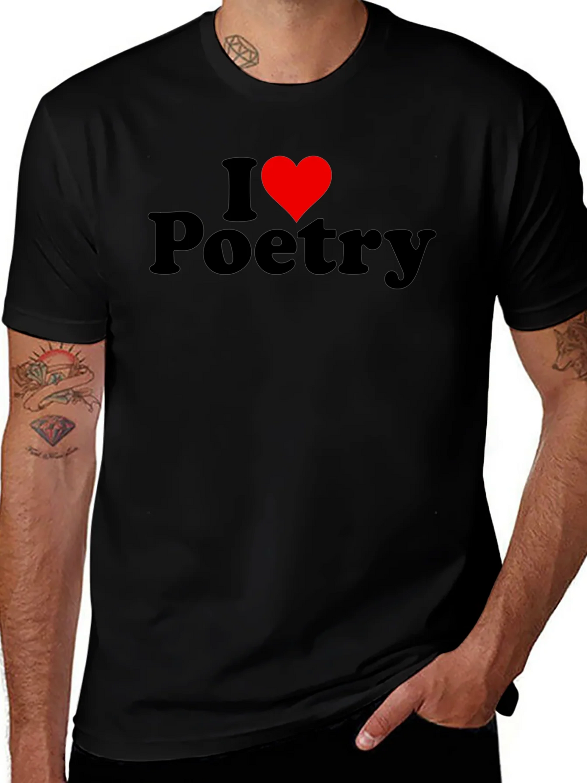 I Heart Poetry T-Shirt - Stylish Design Comfortable Fit product image 1