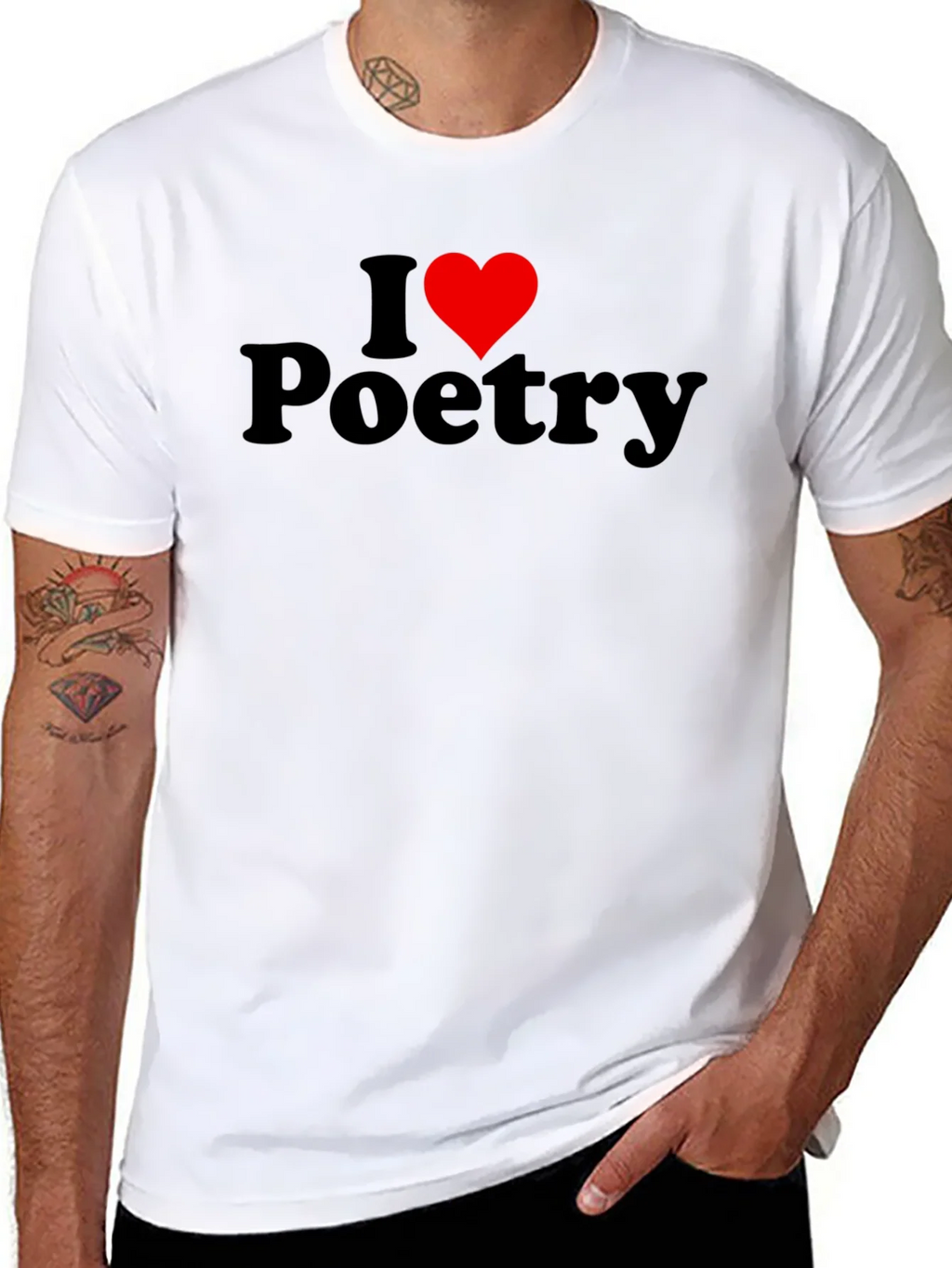 I Heart Poetry T-Shirt - Stylish Design Comfortable Fit product image 6