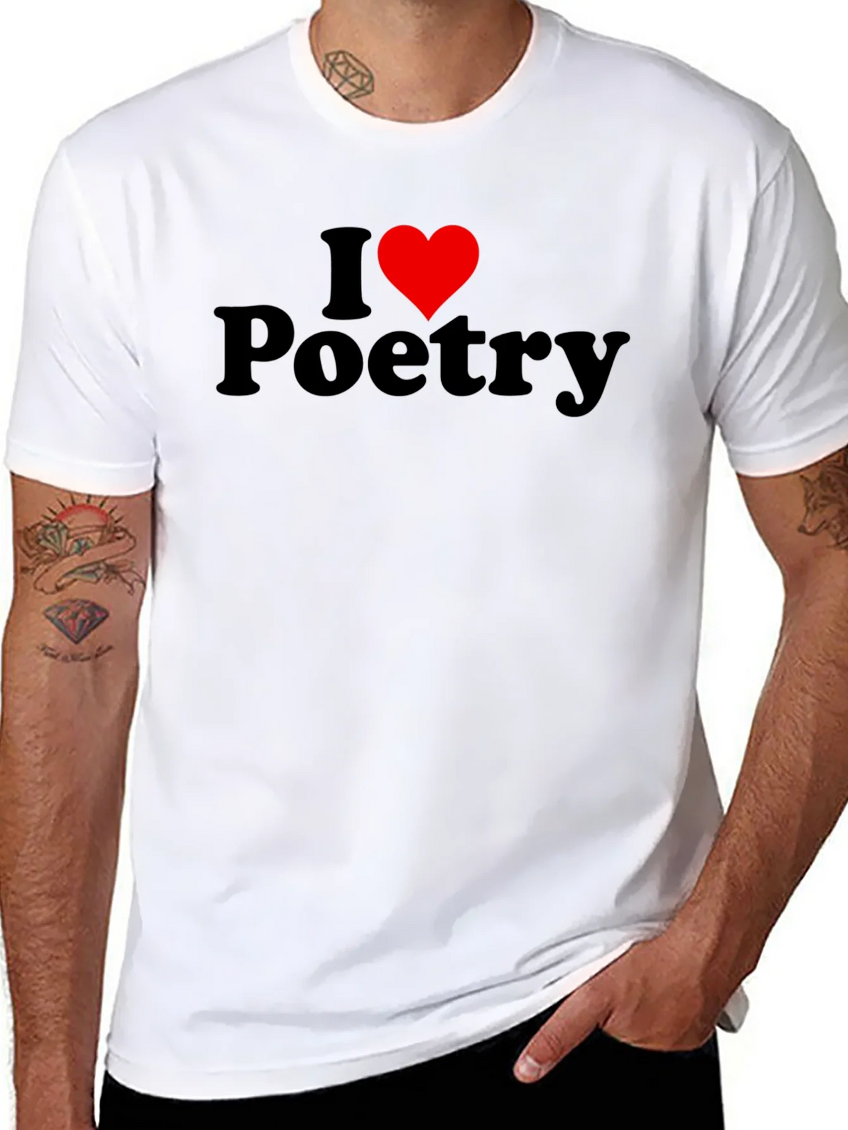 I Heart Poetry T-Shirt - Stylish Design Comfortable Fit product image 6