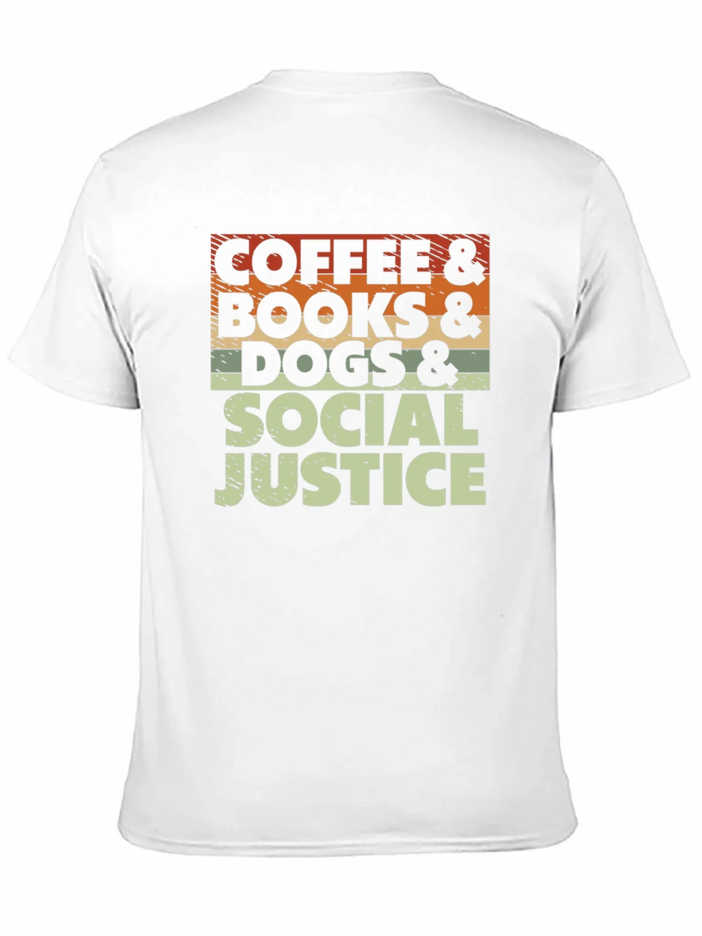 Coffee Books Dogs & Social Justice T-Shirt product image 8