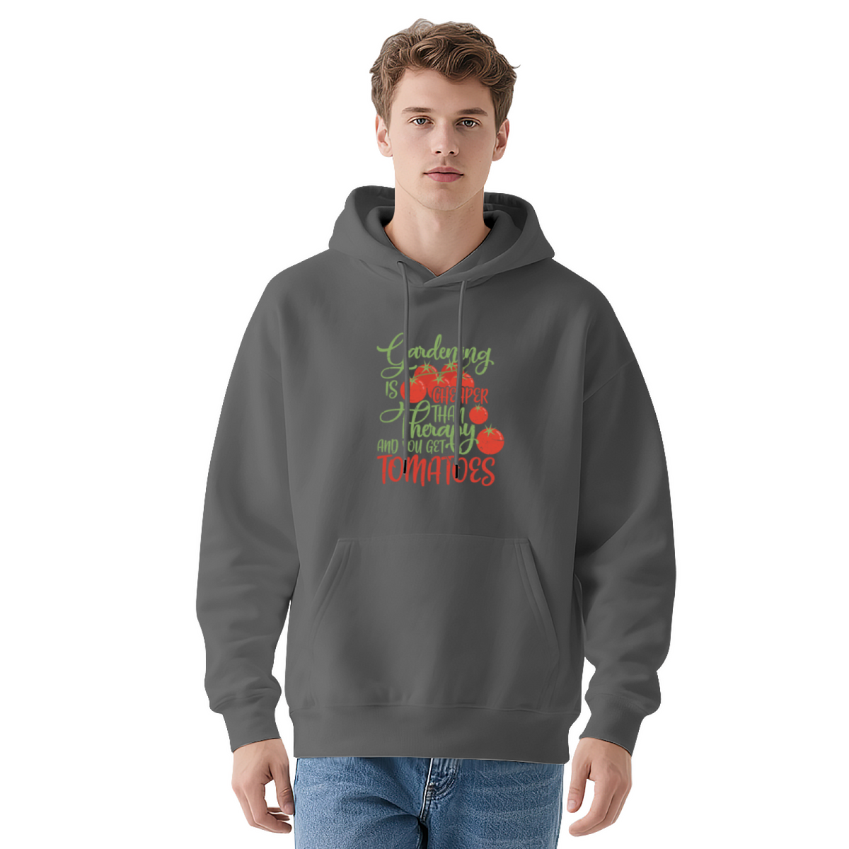 Modern Style Graphic Hoodie - Eye-Catching Design #0634 product image 12