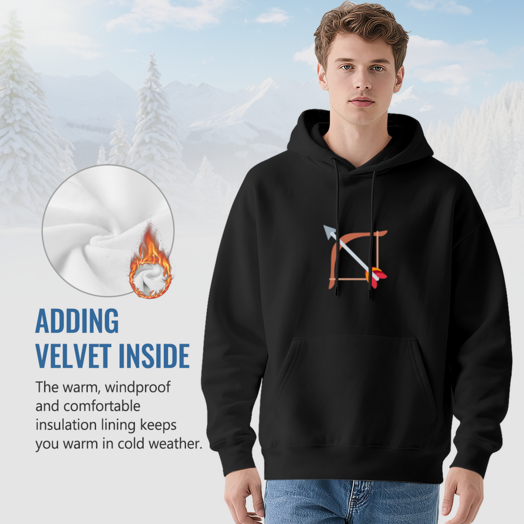 Minimalist Art Hoodie - Clean Design Pullover #0637 product image 7