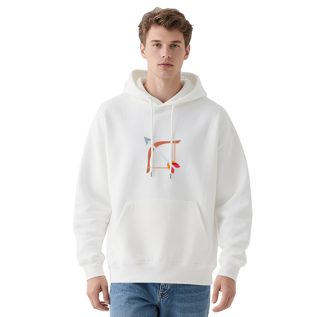 Minimalist Art Hoodie - Clean Design Pullover #0637 product image 9