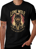 Lone Wolf Graphic Tee - No Pack No Chains product image 1