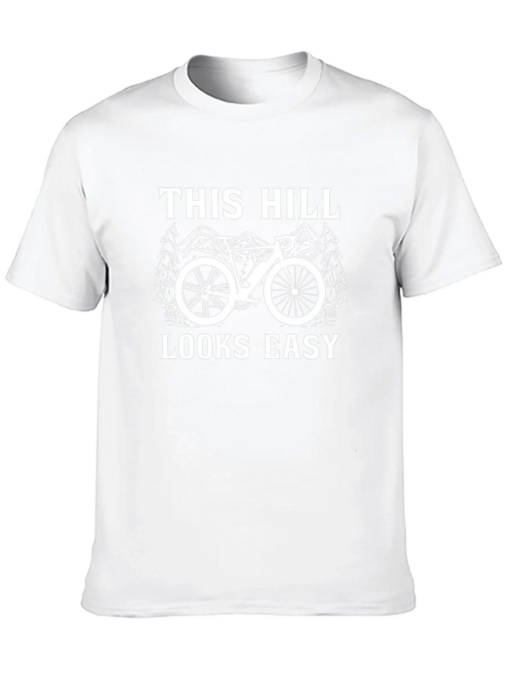 This Hill Looks Easy Black Graphic T-Shirt product image 9