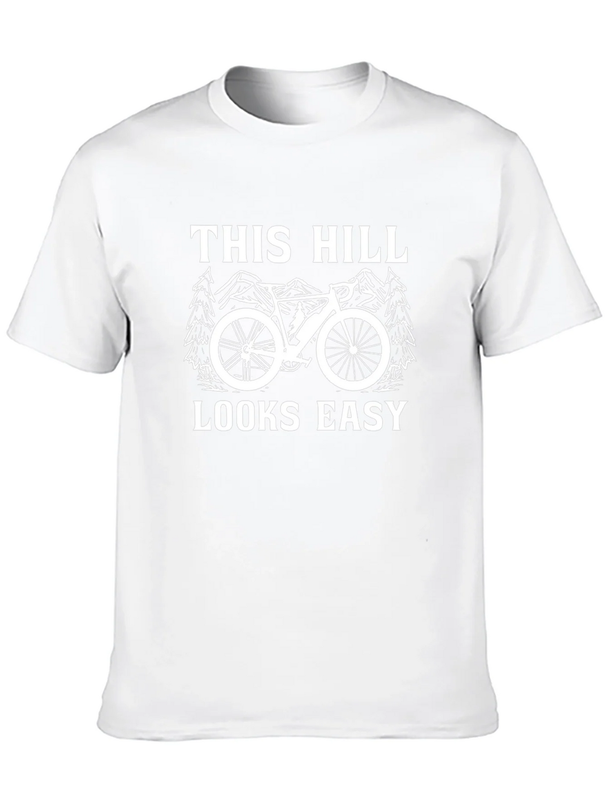 This Hill Looks Easy Black Graphic T-Shirt product image 9