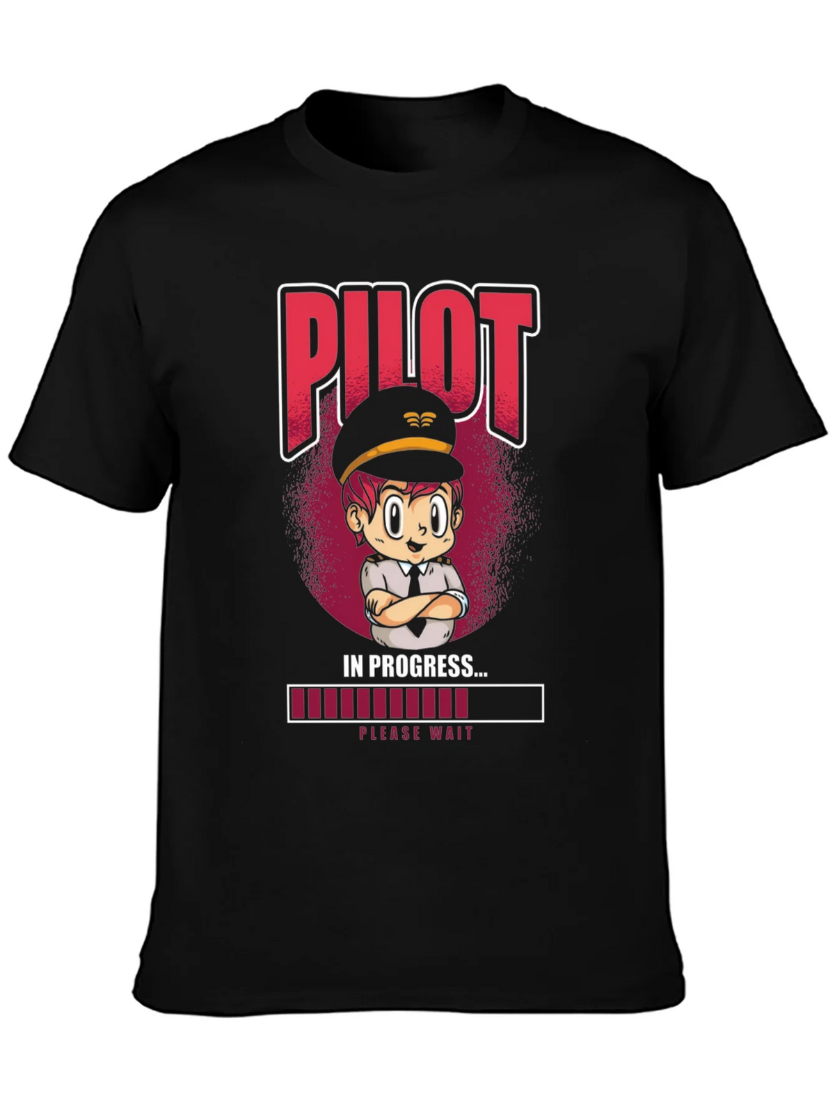 Pilot In Progress T-Shirt - Novelty Aviation Tee product image 3
