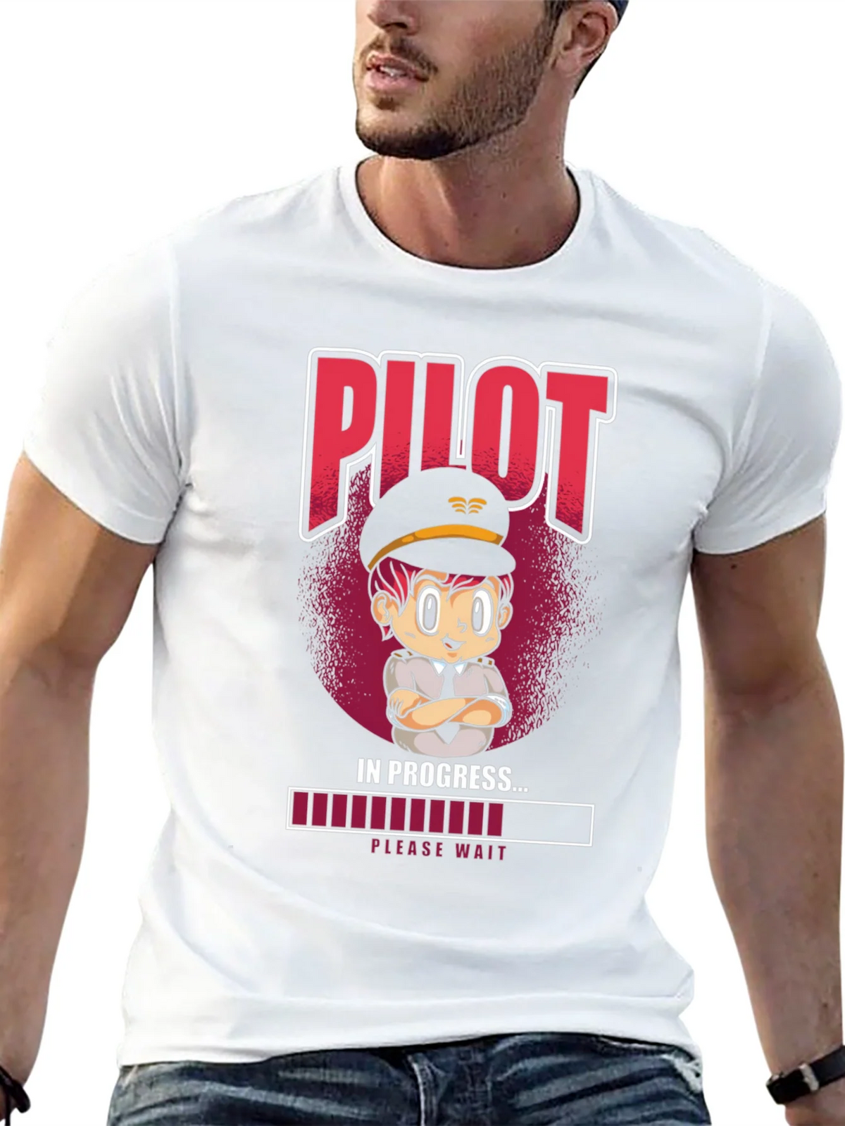 Pilot In Progress T-Shirt - Novelty Aviation Tee product image 12