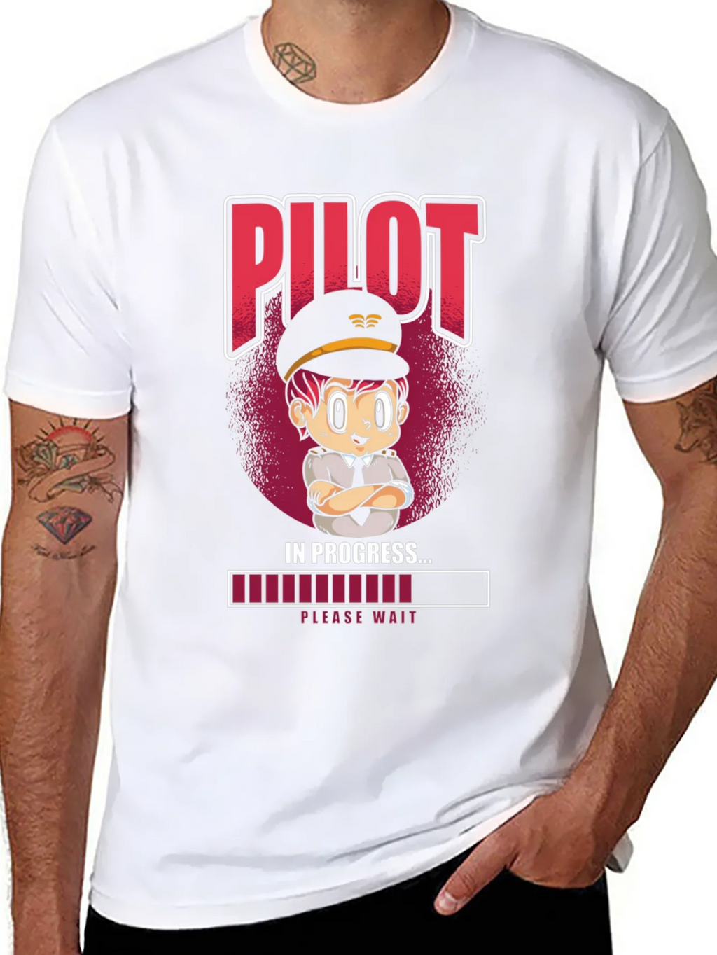 Pilot In Progress T-Shirt - Novelty Aviation Tee product image 7