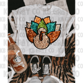 Faux glitter turkey - kids