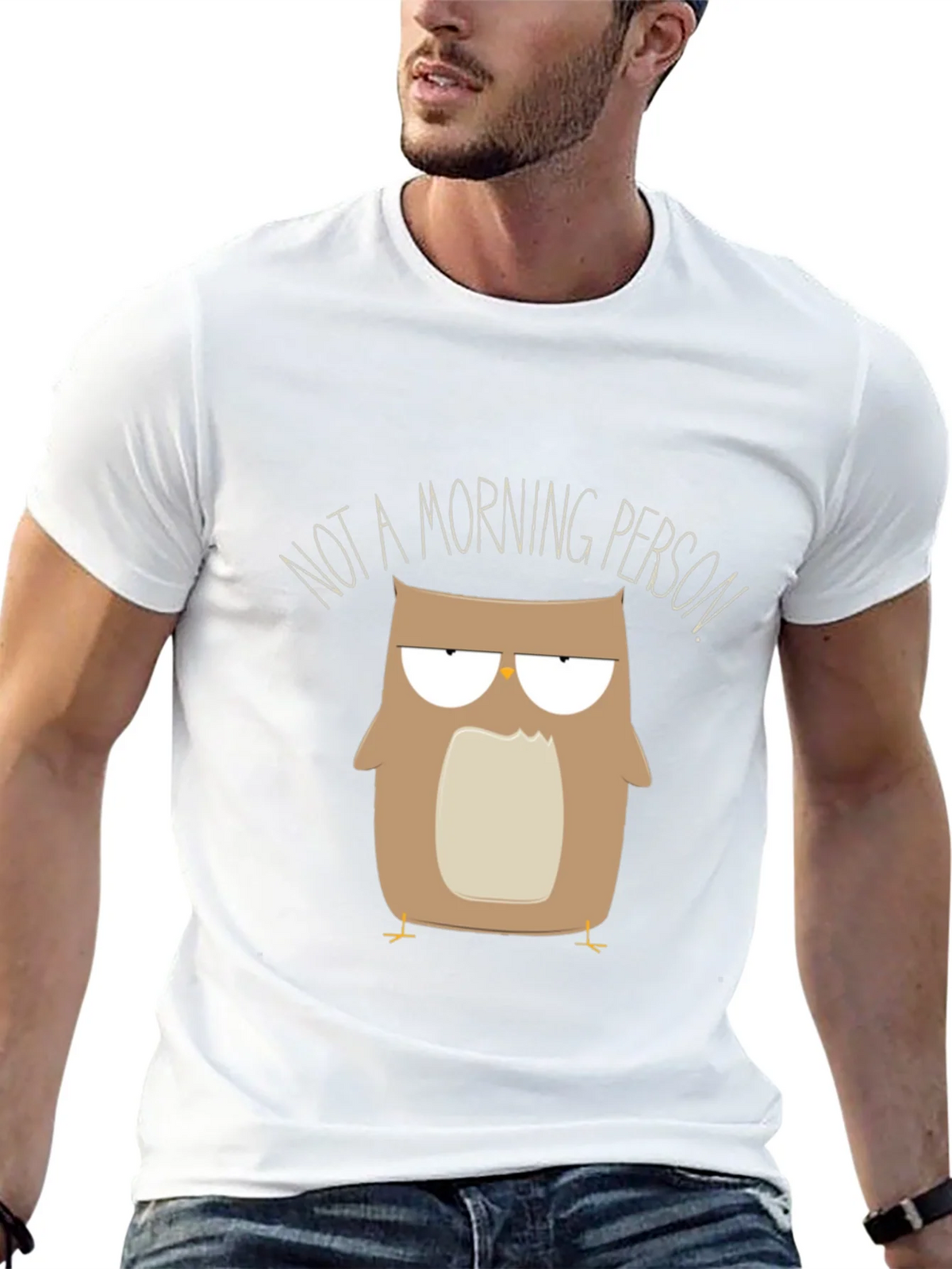 Funny Owl Graphic Tee - Not a Morning Person product image 12