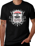 Legend Since 1981 Vintage Style T-Shirt product image 1