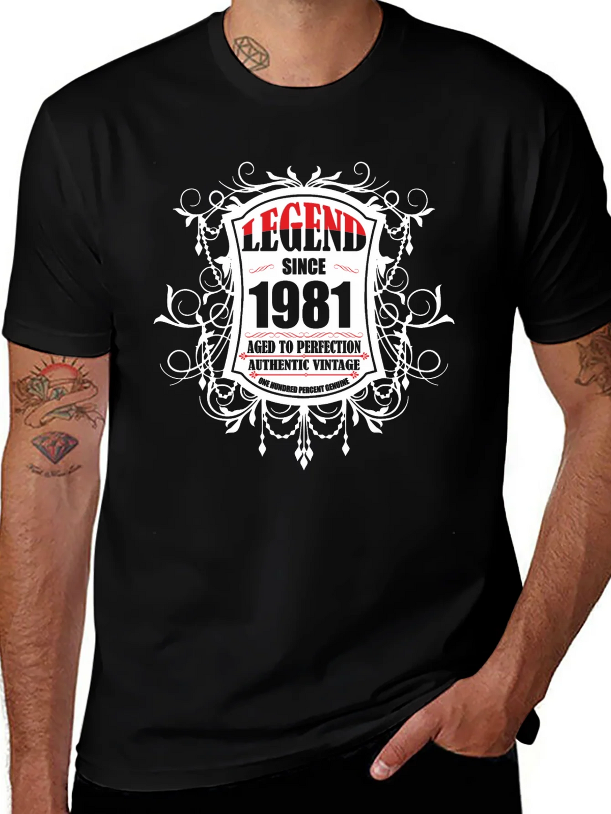Legend Since 1981 Vintage Style T-Shirt product image 1