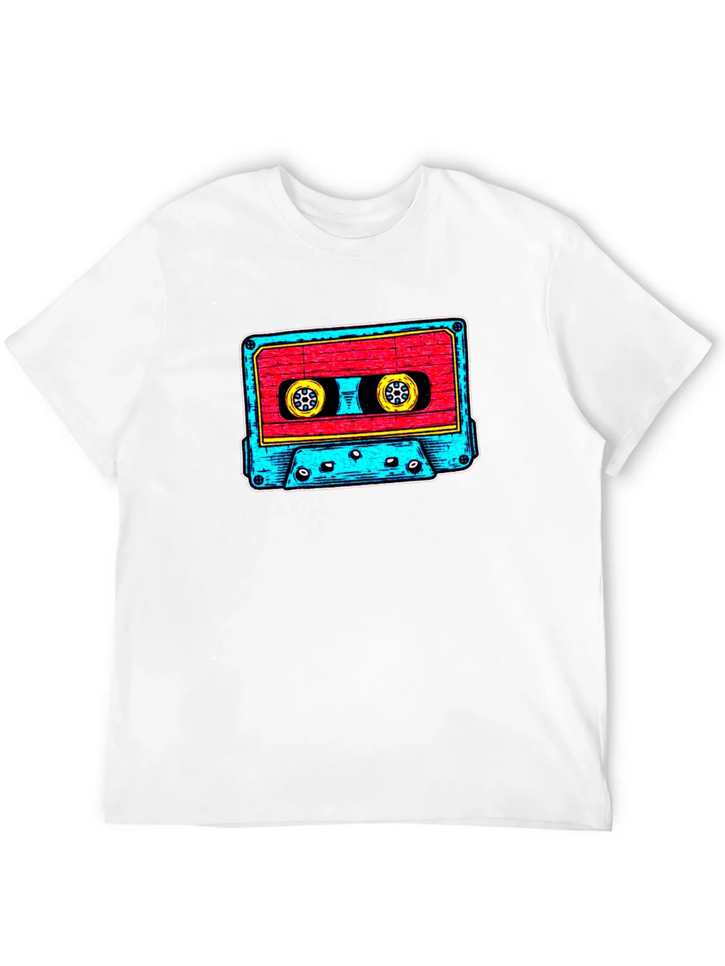 Retro Cassette Tape Graphic Tee - Vintage Music Vibes product image 11
