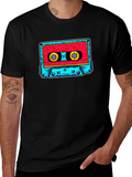 Retro Cassette Tape Graphic Tee - Vintage Music Vibes product image 1