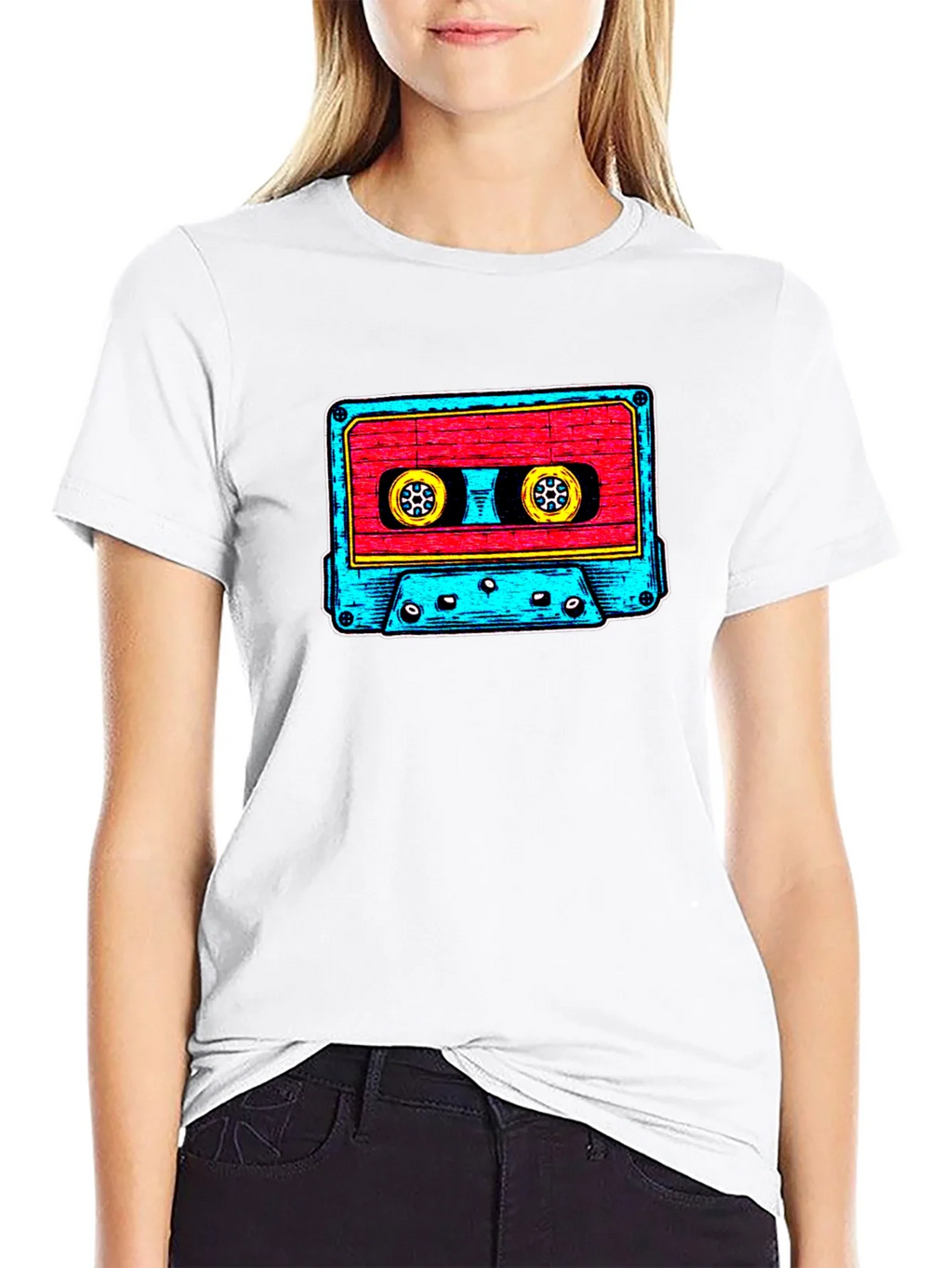 Retro Cassette Tape Graphic Tee - Vintage Music Vibes product image 8
