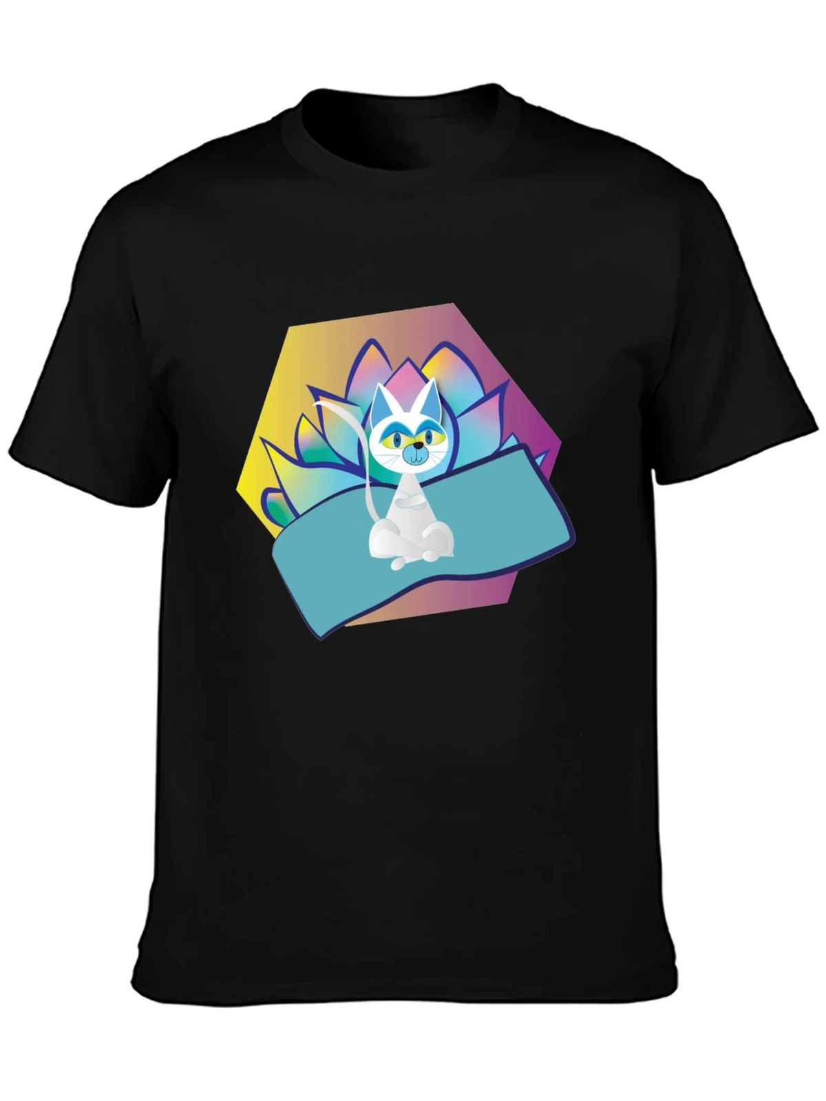 Yoga Cat T-Shirt - Zen Vibes product image 3