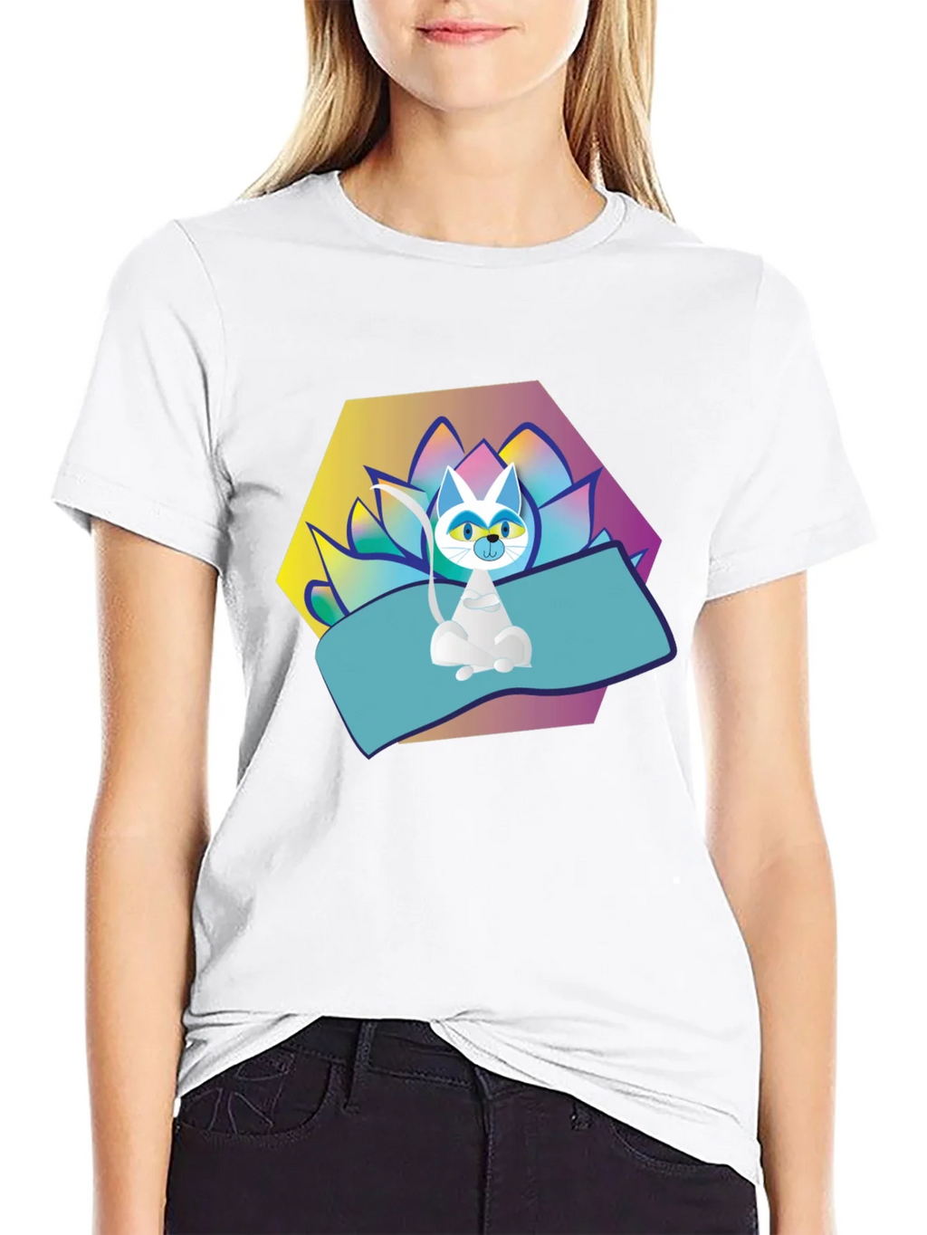 Yoga Cat T-Shirt - Zen Vibes product image 8