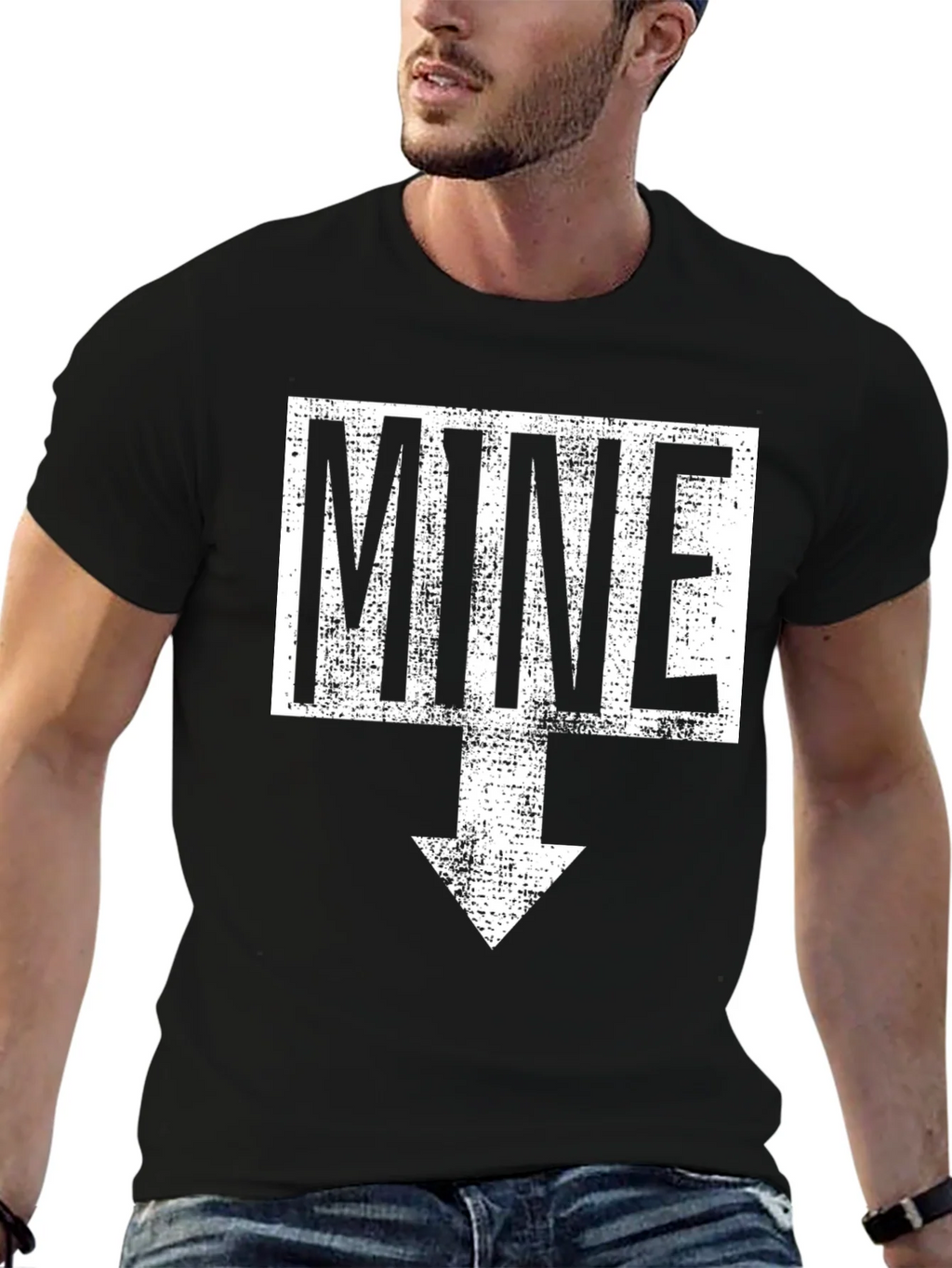 Funny Mine Arrow T-Shirt - Novelty Graphic Tee product image 5