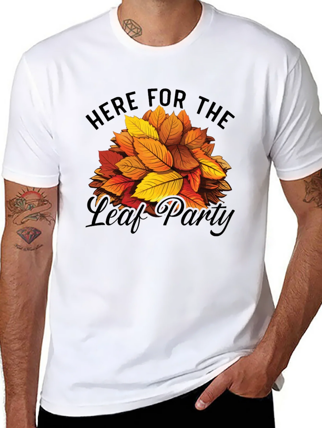 Fall Leaf Party T-Shirt product image 7