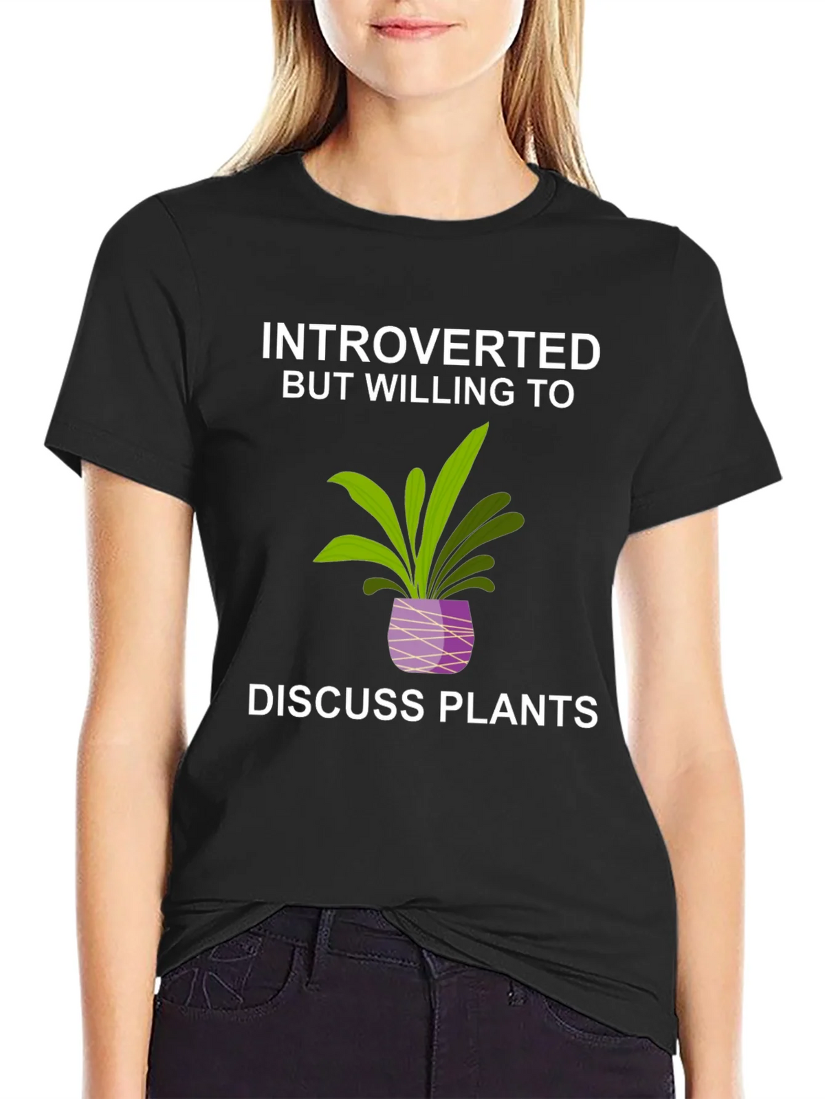Introverted But Willing to Discuss Plants T-Shirt product image 2