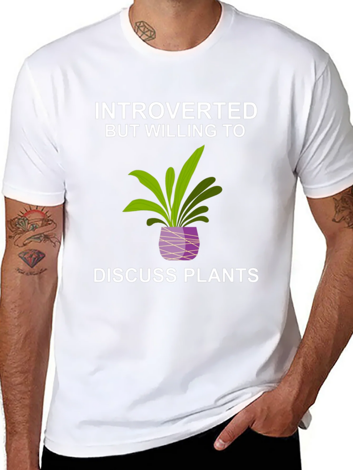 Introverted But Willing to Discuss Plants T-Shirt product image 7
