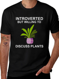 Introverted But Willing to Discuss Plants T-Shirt product image 1