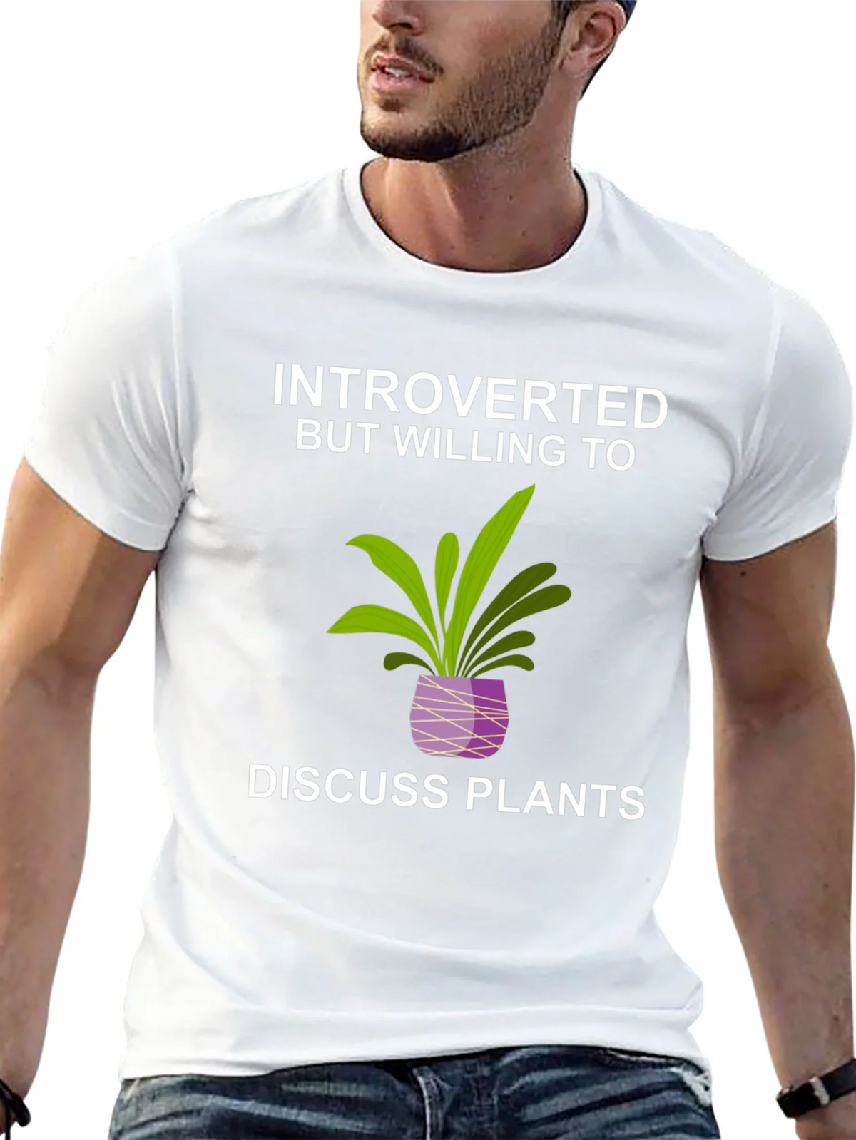 Introverted But Willing to Discuss Plants T-Shirt product image 12