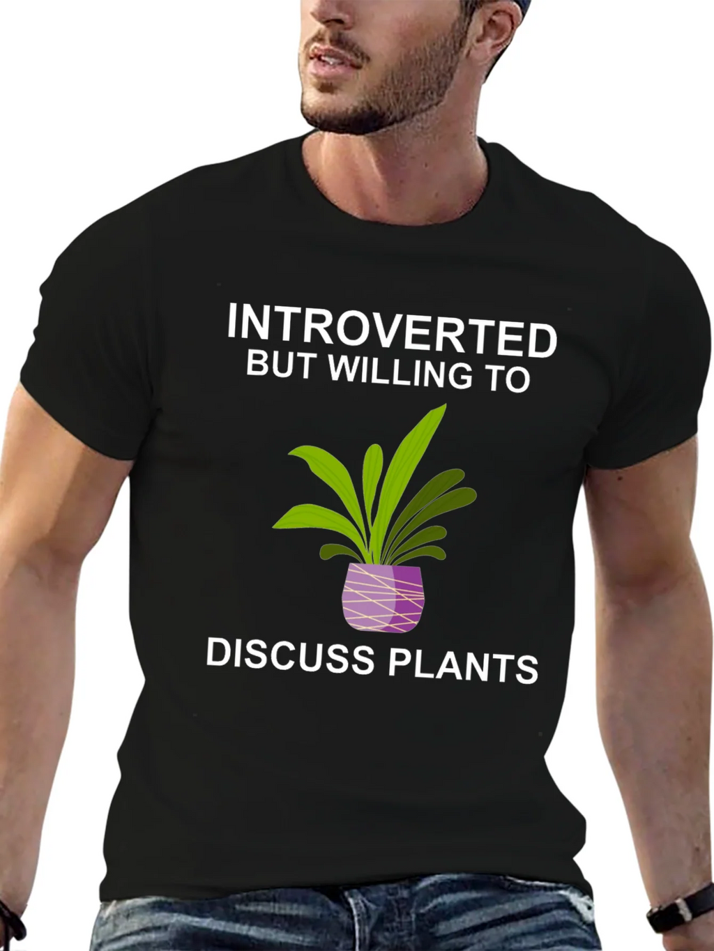 Introverted But Willing to Discuss Plants T-Shirt product image 6