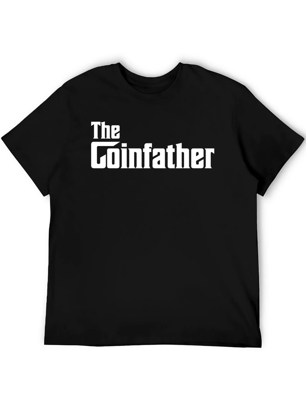 The Coinfather Black T-Shirt - Crypto Humor Tee product image 5