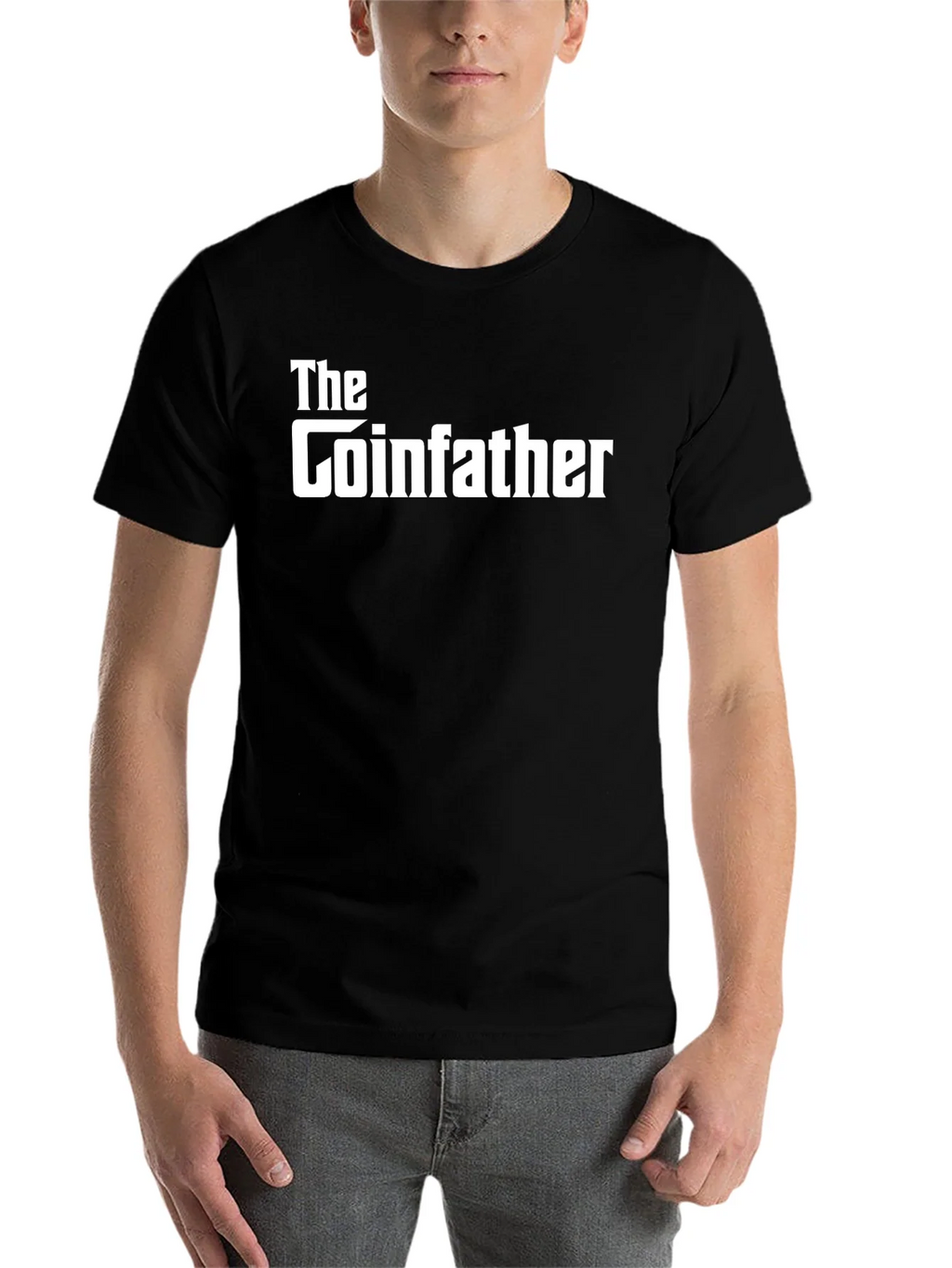 The Coinfather Black T-Shirt - Crypto Humor Tee product image 4