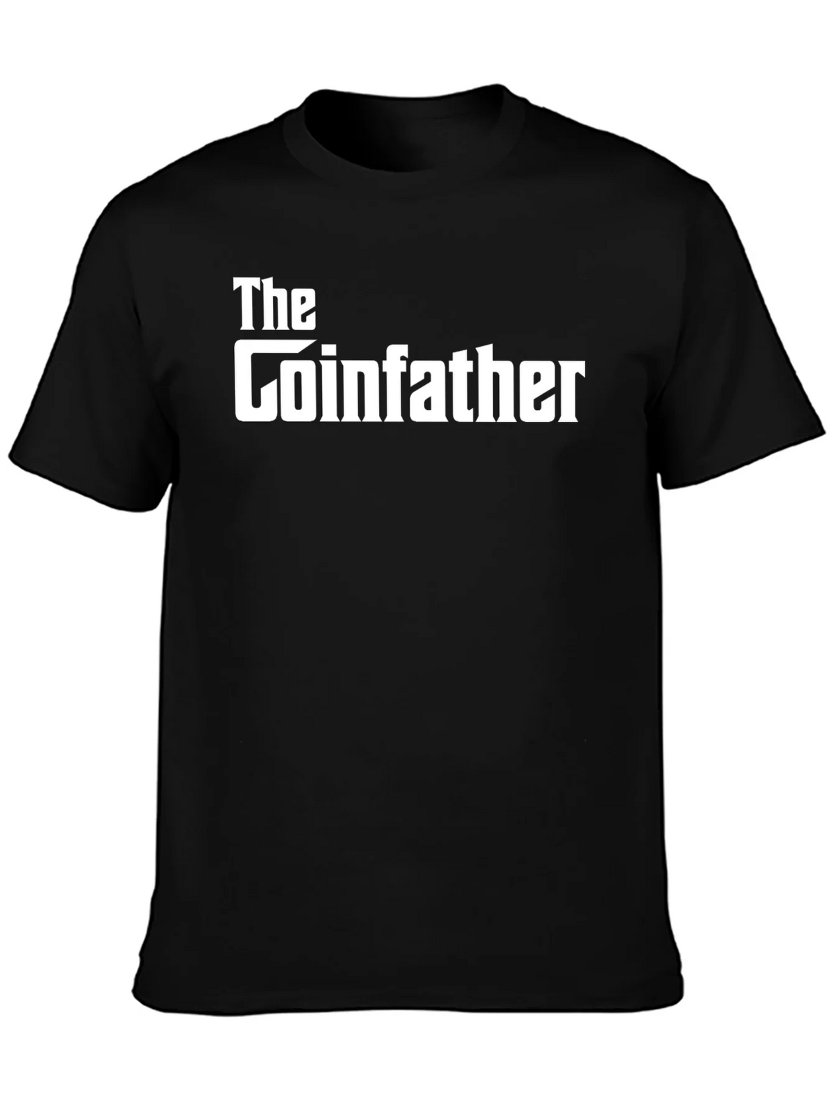 The Coinfather Black T-Shirt - Crypto Humor Tee product image 3
