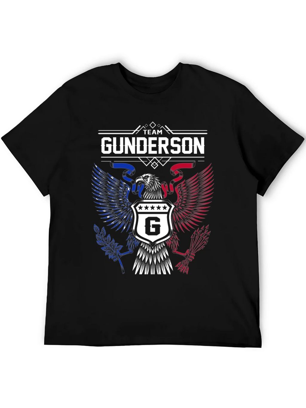Team Gunderson Patriotic Eagle Graphic T-Shirt product image 4