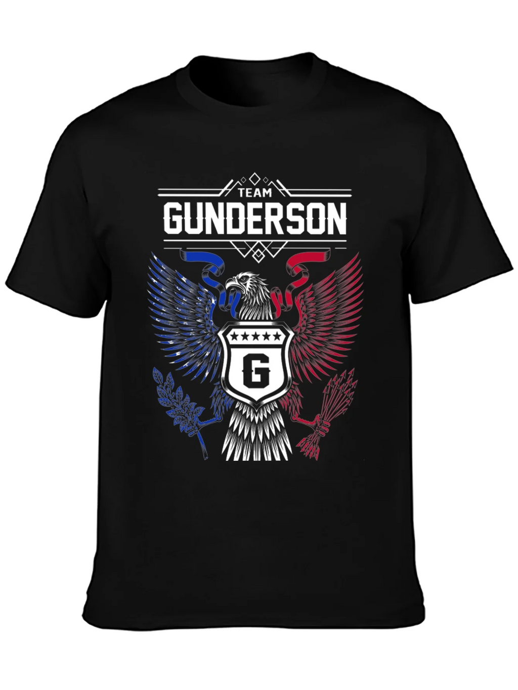 Team Gunderson Patriotic Eagle Graphic T-Shirt product image 3