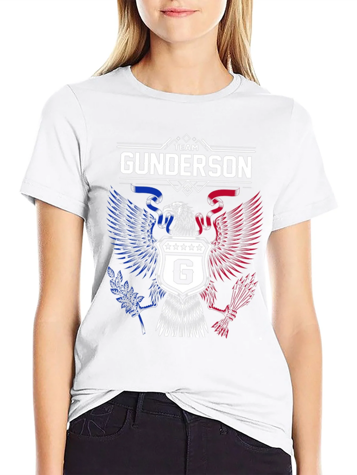 Team Gunderson Patriotic Eagle Graphic T-Shirt product image 7